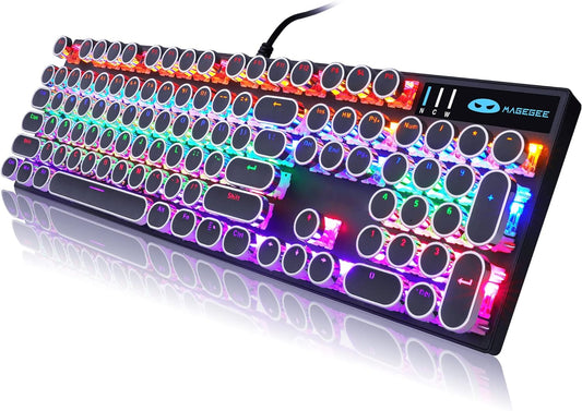 Teclado Gamer Mecanico Exclusivamente Para Juegos Teclados Multi Color LED NUEVO