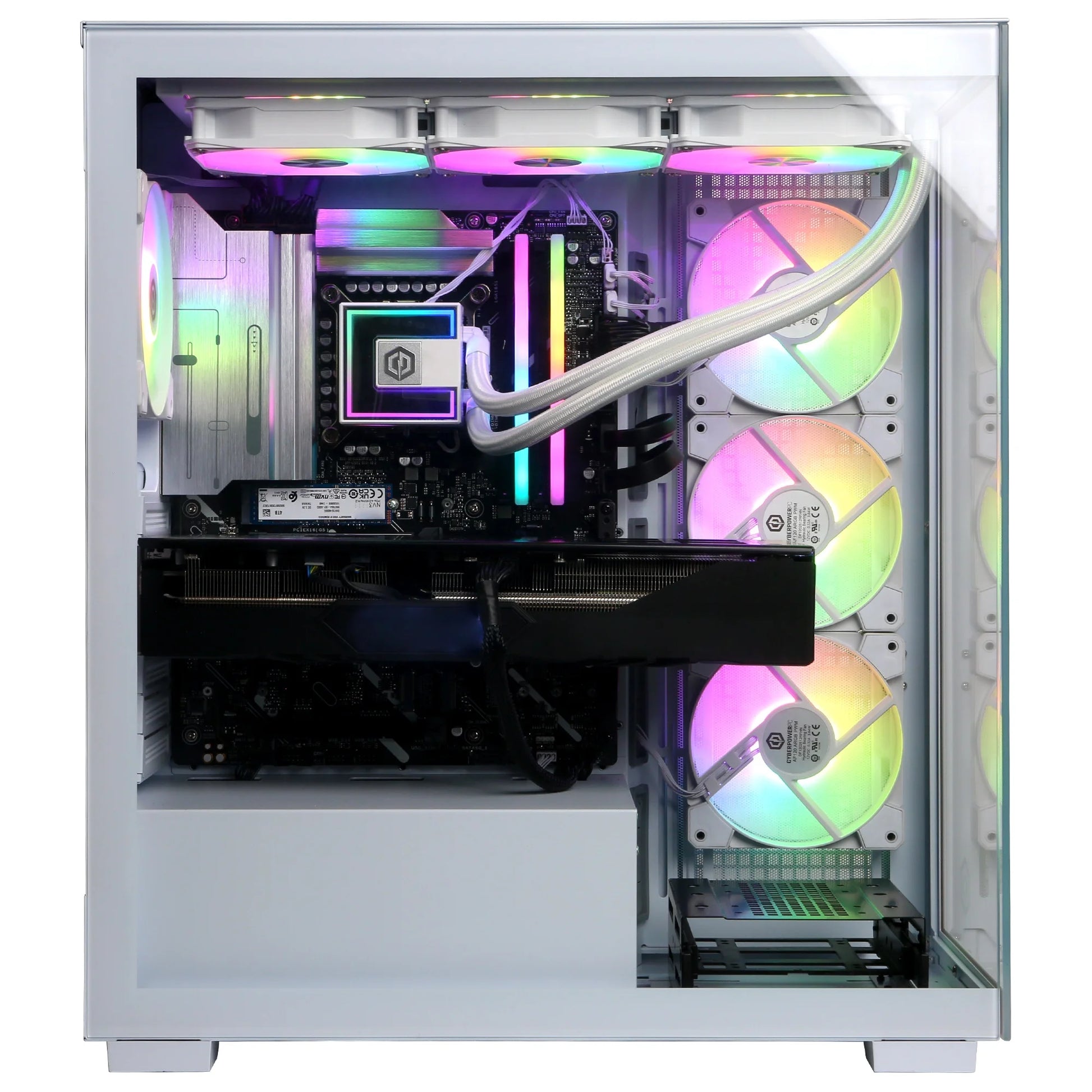 Gamer Supreme Liquid Cool Gaming Desktop, Intel Core Ultra 9 285K, 64GB, NVIDIA Geforce RTX 5080 16GB, 4TB SSD, White, SLC10780CPGV6 (Get Battlefield 6 with Purchase - See Instructions)