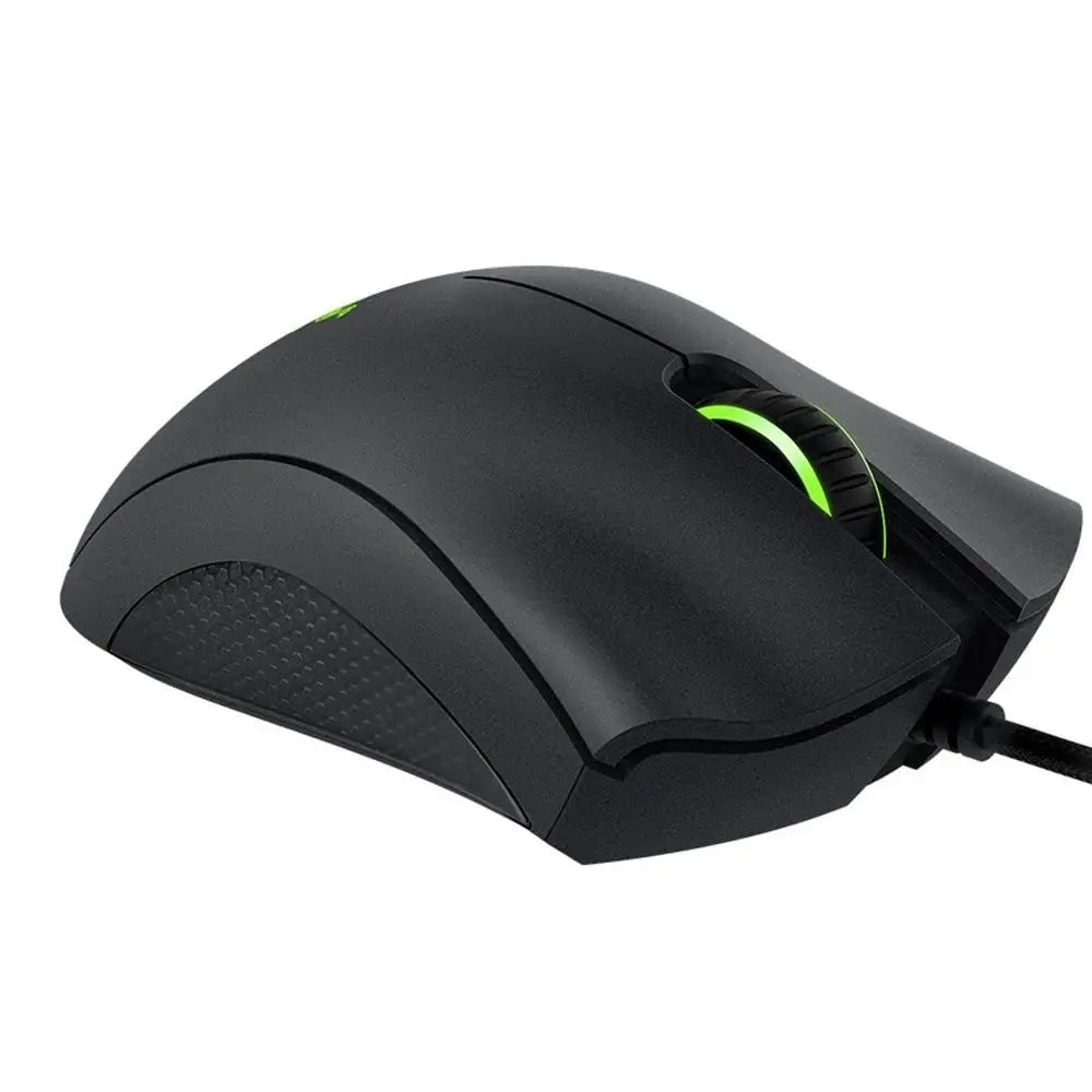 Black  Deathadder Essential Wired Gaming Mouse Mice 6400DPI Optical Sensor 5 Independently Buttons for PC Gamer