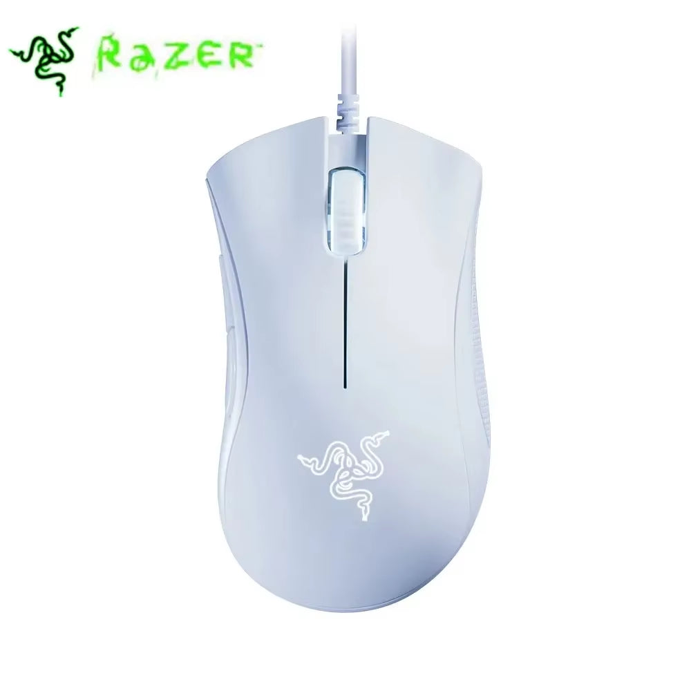 Deathadder Essential Wired Gaming Mouse Mice 6400DPI Optical Sensor 5 Independently Buttons for Laptop PC Gamer