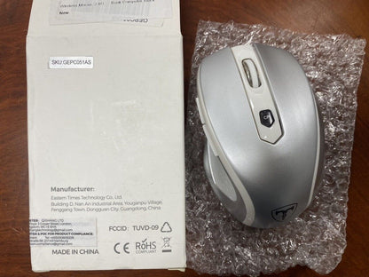 Easterntimes Tech Wireless Computer Mouse D-09 USB CA57BN TUVD-09