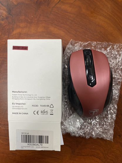 Easterntimes Tech Wireless Computer Mouse D-09 USB CA57BN TUVD-09