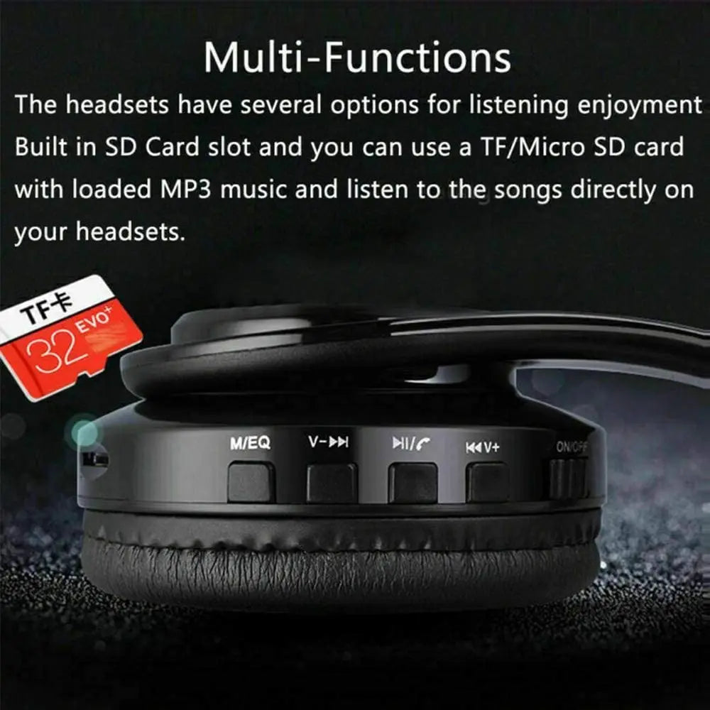 Headsets Gamer Headphones Blutooth Surround Sound Stereo Wireless Earphone USB with Microphone Colourful Light PC Laptop Headset