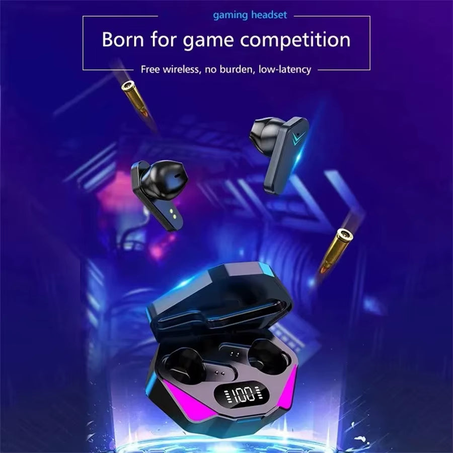 NEW Earphones Bluetooth Wireless Gamer Headphones Low Latency Earbuds Gamer Headset Gamer with Mic Handfree in Ear Earphones