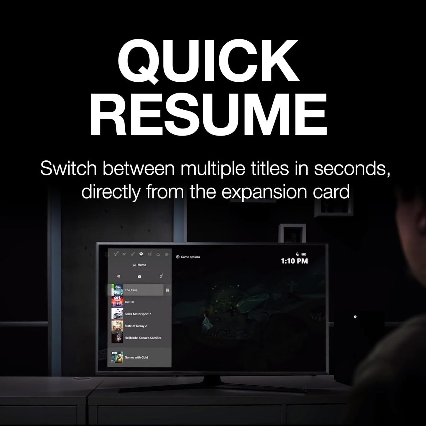 Expansion Card for Xbox Series X/S, 1TB Solid State Drive, Nvme (STJR1000400)