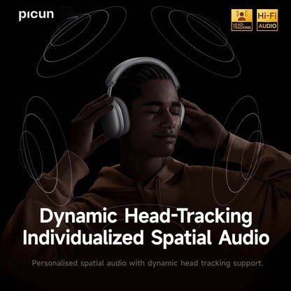 Picun F8 Pro Wireless ANC Headphones with 3D Audio