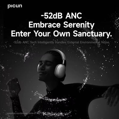 Picun F8 Pro Wireless ANC Headphones with 3D Audio