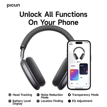 Picun F8 Pro Wireless ANC Headphones with 3D Audio
