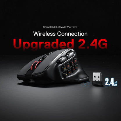 Redragon M811 PRO Wireless Gaming Mouse with RGB Lights