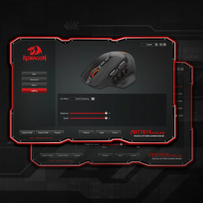 Redragon M811 PRO Wireless Gaming Mouse with RGB Lights