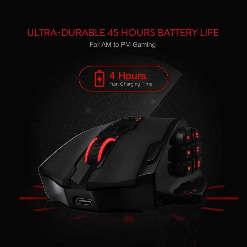 Redragon M913 Wireless Gaming Mouse 16000 DPI RGB