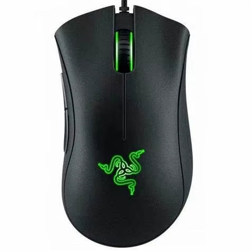 Black  Deathadder Essential Wired Gaming Mouse Mice 6400DPI Optical Sensor 5 Independently Buttons for PC Gamer