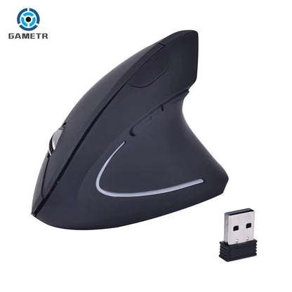 Hot Sale Wireless Vertical Gaming Mouse Optical Ergonomic Mice 1600DPI Gamer Mouse
