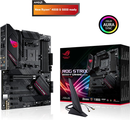 ROG Strix B550-F Gaming (Wifi 6) AMD AM4 Zen 3 Ryzen 5000 & 3Rd Gen Ryzen ATX Gaming Motherboard