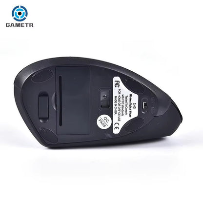 Hot Sale Wireless Vertical Gaming Mouse Optical Ergonomic Mice 1600DPI Gamer Mouse