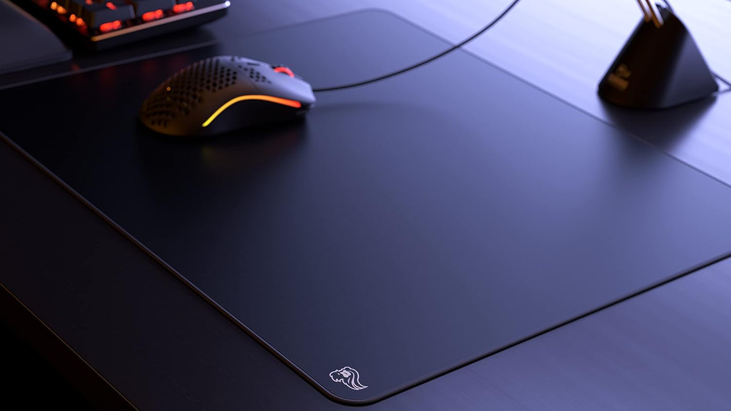 Elements Gaming Mousepad - Extra Large Mouse Pad XL - Foam Core Hybrid Cloth - Gaming Desk Pad 15"X17" (FIRE)