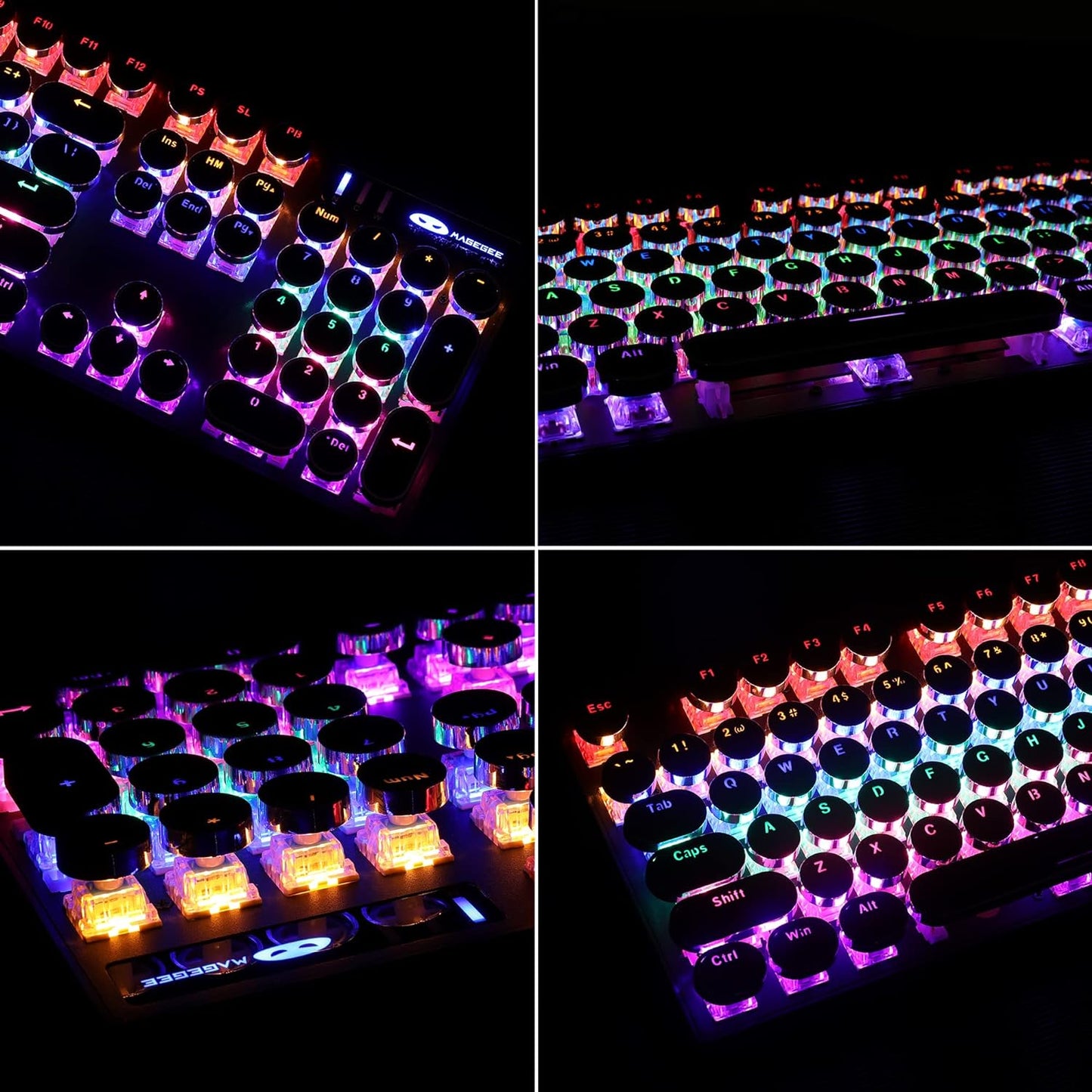 Teclado Gamer Mecanico Exclusivamente Para Juegos Teclados Multi Color LED NUEVO