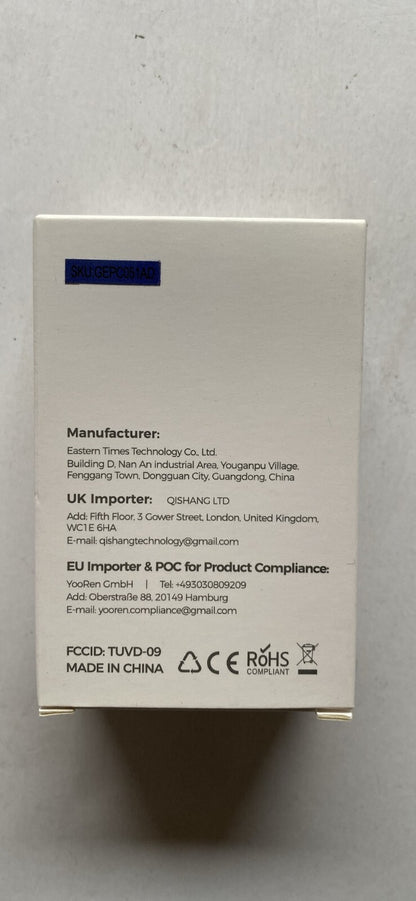 Easterntimes Tech Wireless Computer Mouse D-09 USB CA57BN TUVD-09