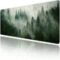 Mouse Pad Gamer Computer New Home XXL Mousepads Keyboard Pad Foggy Green Forest Gamer Carpet Natural Rubber Anti-Slip Mouse Mat