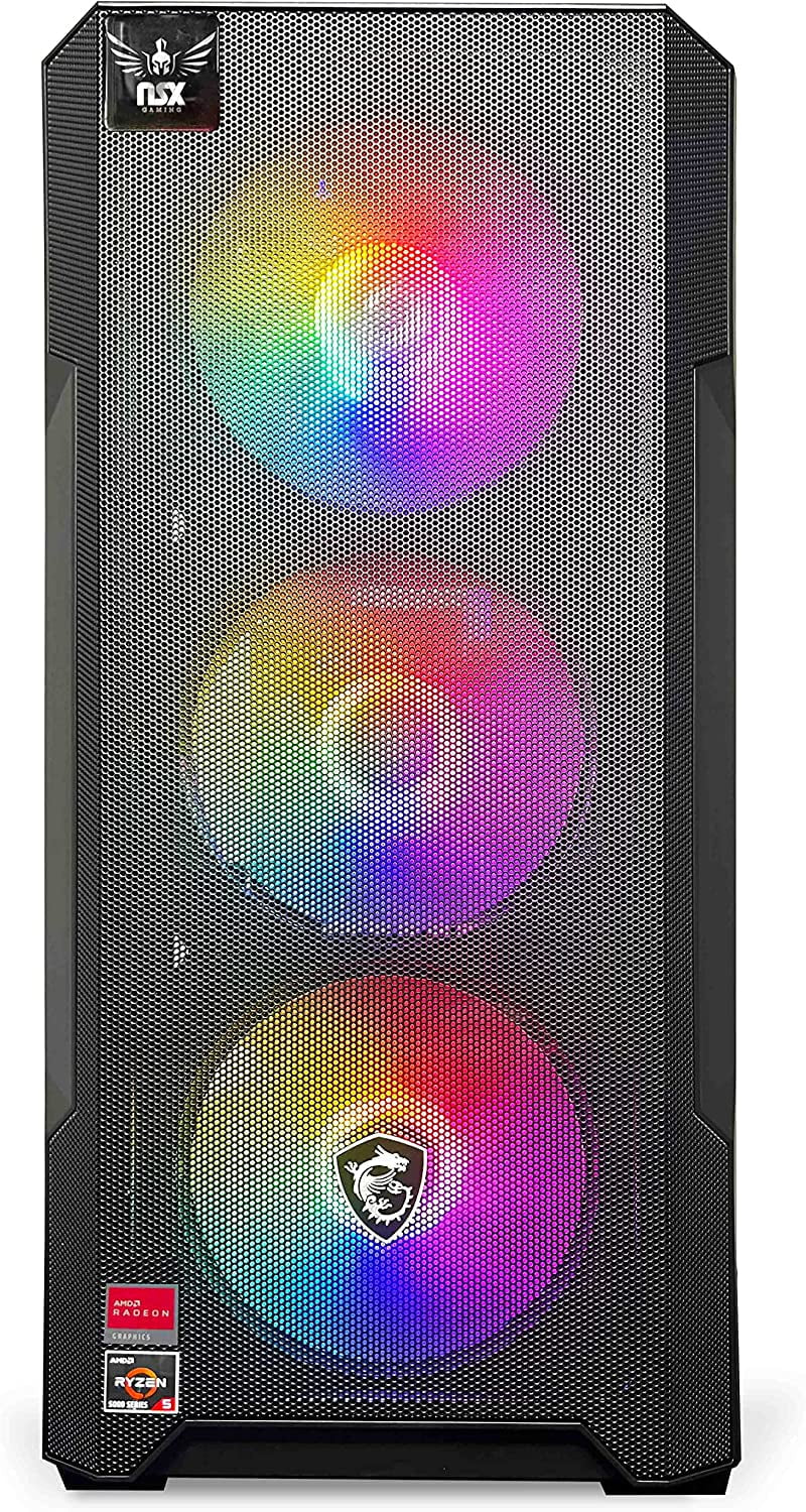 PC - AMD Ryzen 5 5600G, 16 Gb DDR4 3600, 512 Gb M2 Nvme SSD, RGB Fans, W11